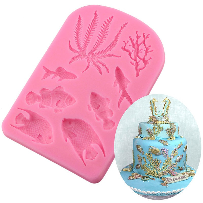 Temperature Resistant Fish Silicone Mold Temperature Resistant Fish Silicone Mold
