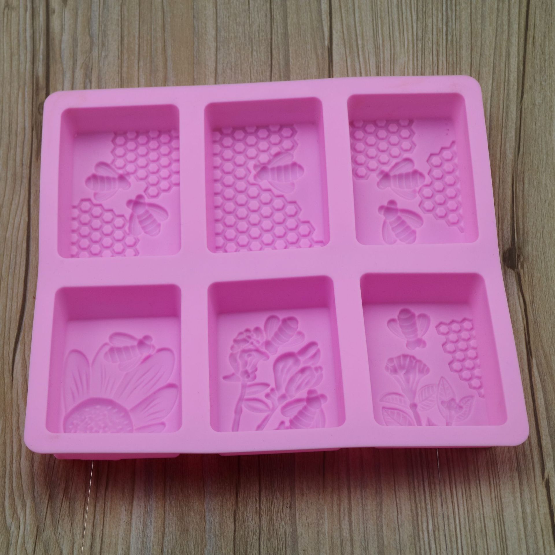 Temperature Safe 3D Silicone Bee Soap Mold