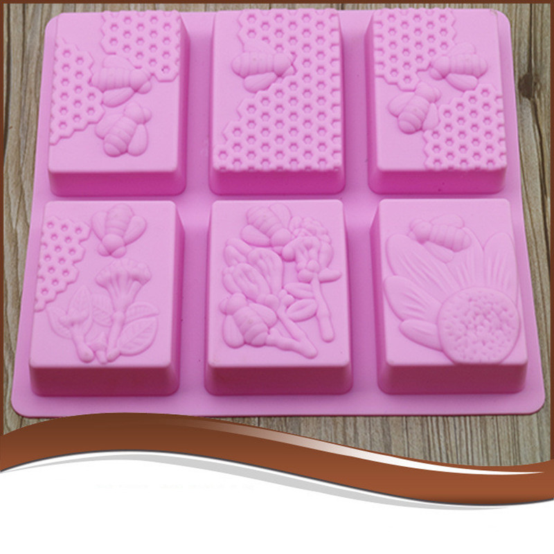 Temperature Safe 3D Silicone Bee Soap Mold