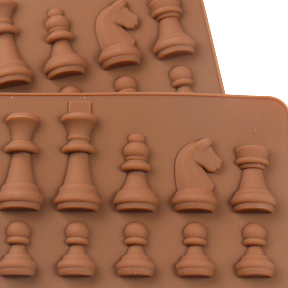 Temperature Safe Chess Silicone Mold Temperature Safe Chess Silicone Mold