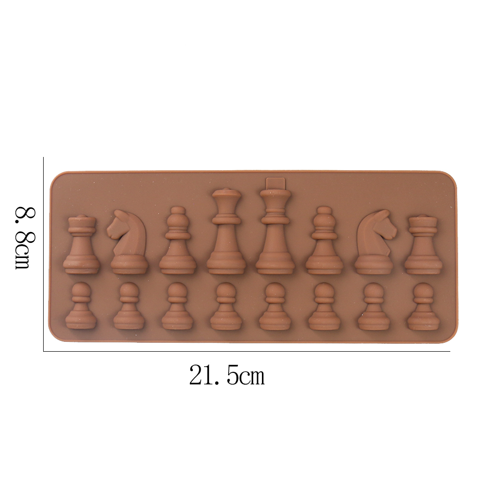 Temperature Safe Chess Silicone Mold Temperature Safe Chess Silicone Mold