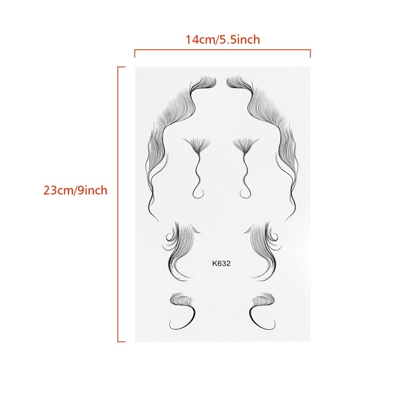 Temporary Baby Hair Tattoo (10pcs) Temporary Baby Hair Tattoo (10pcs)