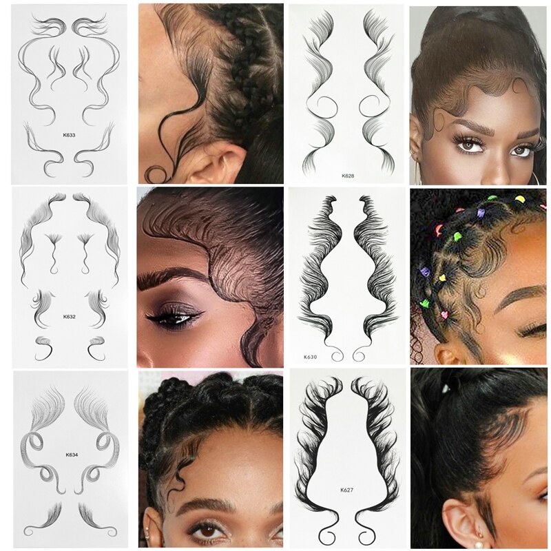Temporary Baby Hair Tattoo (10pcs) Temporary Baby Hair Tattoo (10pcs)