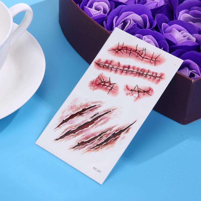 Temporary Fake Scar Tattoo Temporary Fake Scar Tattoo