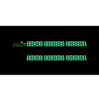 Temporary Parking Phone Number Notification Card Temporary Parking Phone Number Notification Card