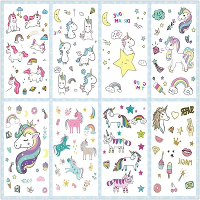 Temporary Tattoos For Kids Unicorn Temporary Tattoos For Kids Unicorn