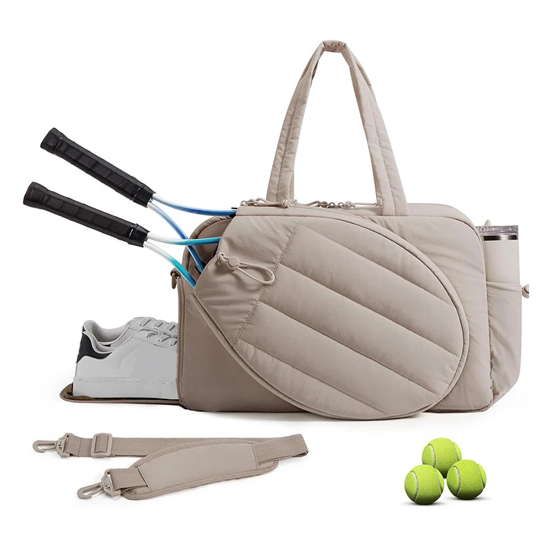 Tennis Badminton Rackets Bag Large Storage Outdoor Travel Sports Training Commuting Shoulder Bags Pickleball Paddle