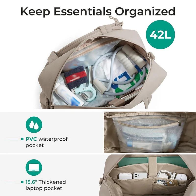 Tennis Badminton Rackets Bag Large Storage Outdoor Travel Sports Training Commuting Shoulder Bags Pickleball Paddle