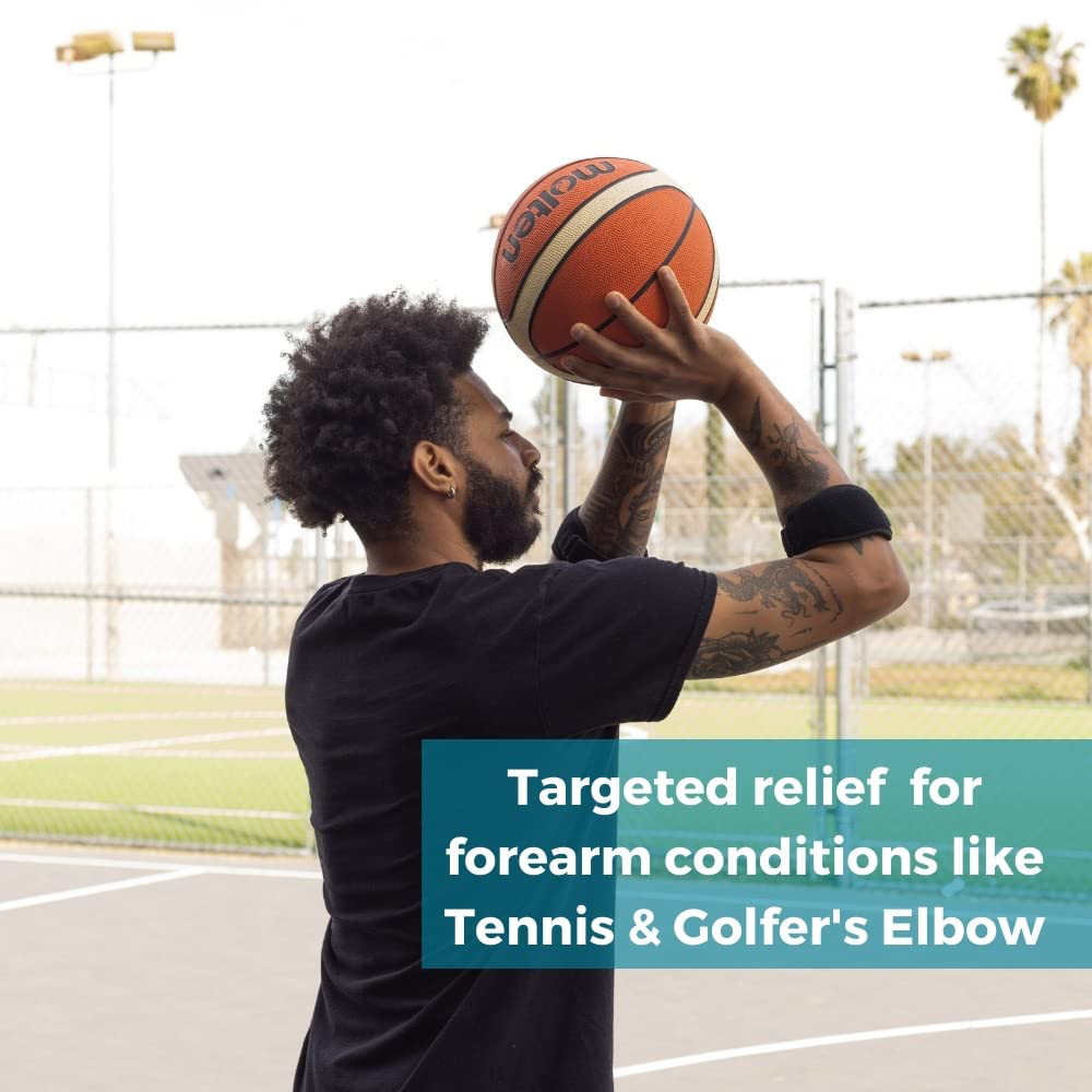 Tennis Elbow Brace for Tendonitis,Forearm Pain,Golf Elbow Support,Arm Strap Band with Compression Pad for Men Women