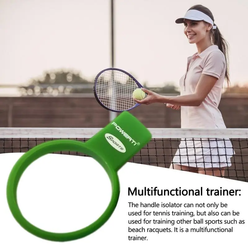 Tennis Racket Handle Isolator Poor Grip Posture Corrector Sports Training Accessory For Improving Tennis Skills