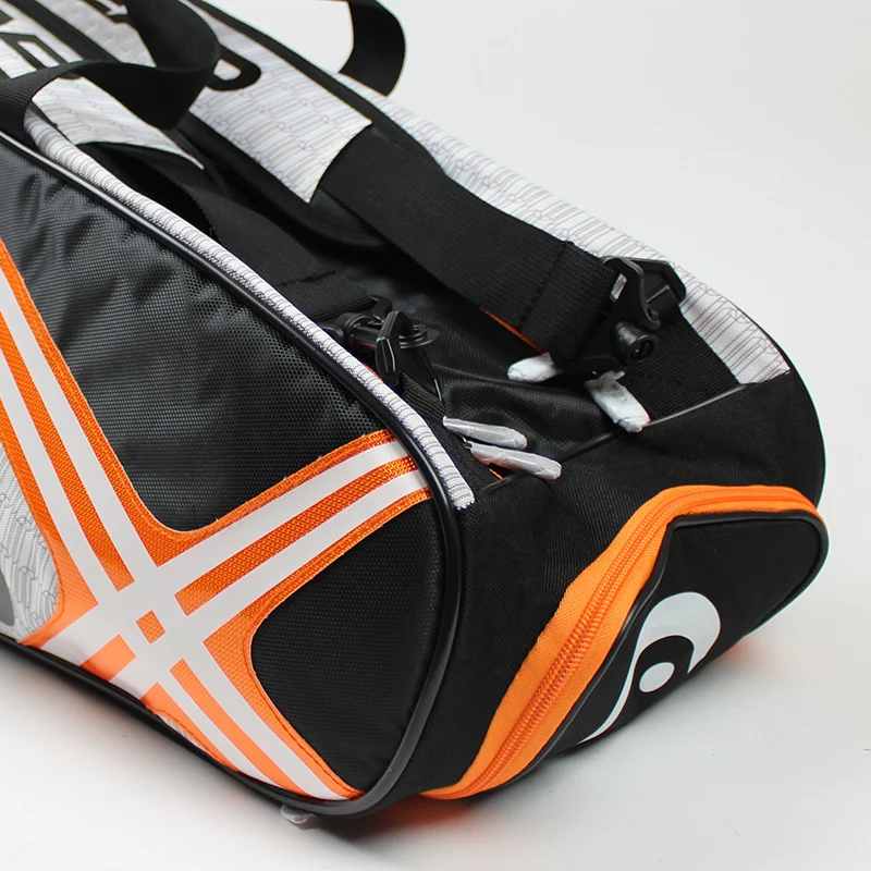 Tennis Rackets Bag Large Capacity 3-6 Pieces Tennis Backpack Badminton Gymbag Squash Racquet Bag With Separated Shoes