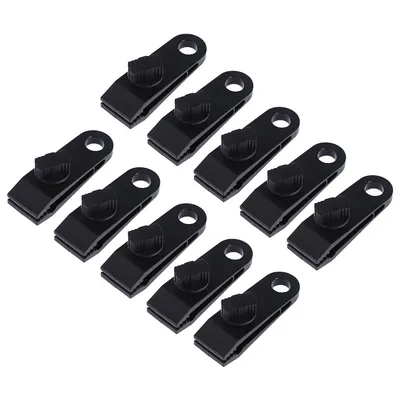 Tent Clips Plastic Tarp Clamps (10pcs) Tent Clips Plastic Tarp Clamps (10pcs)