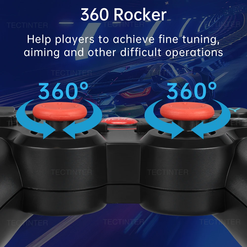 Terios Wireless Joystick Support Bluetooth 3.0 Gamepad Game Controller Gaming Control for Tablet PC Android Smart