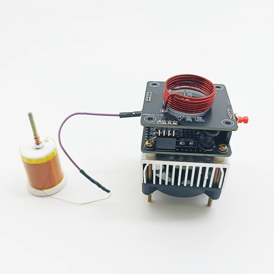 Tesla Coil High Frequency HFSSTC Electronic Candle Plasma Flame DC 36V-40V Technology Experimental Teaching Model Kits