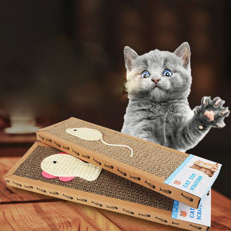 Textured Cat Cardboard Scratch Pad Textured Cat Cardboard Scratch Pad