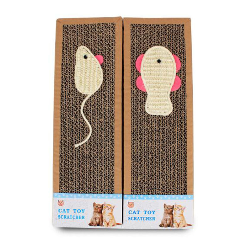 Textured Cat Cardboard Scratch Pad Textured Cat Cardboard Scratch Pad