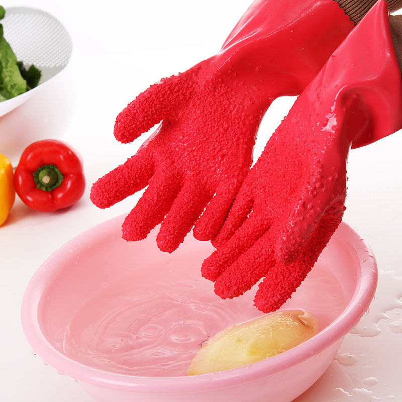 Textured Potato Peeling Gloves (2 pcs)