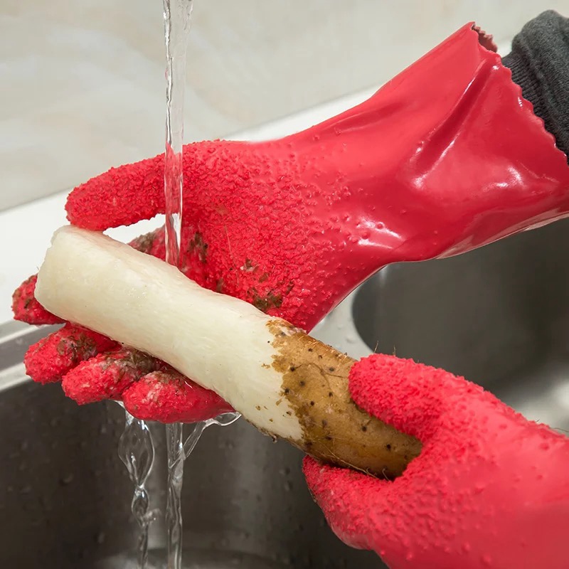 Textured Potato Peeling Gloves (2 pcs)