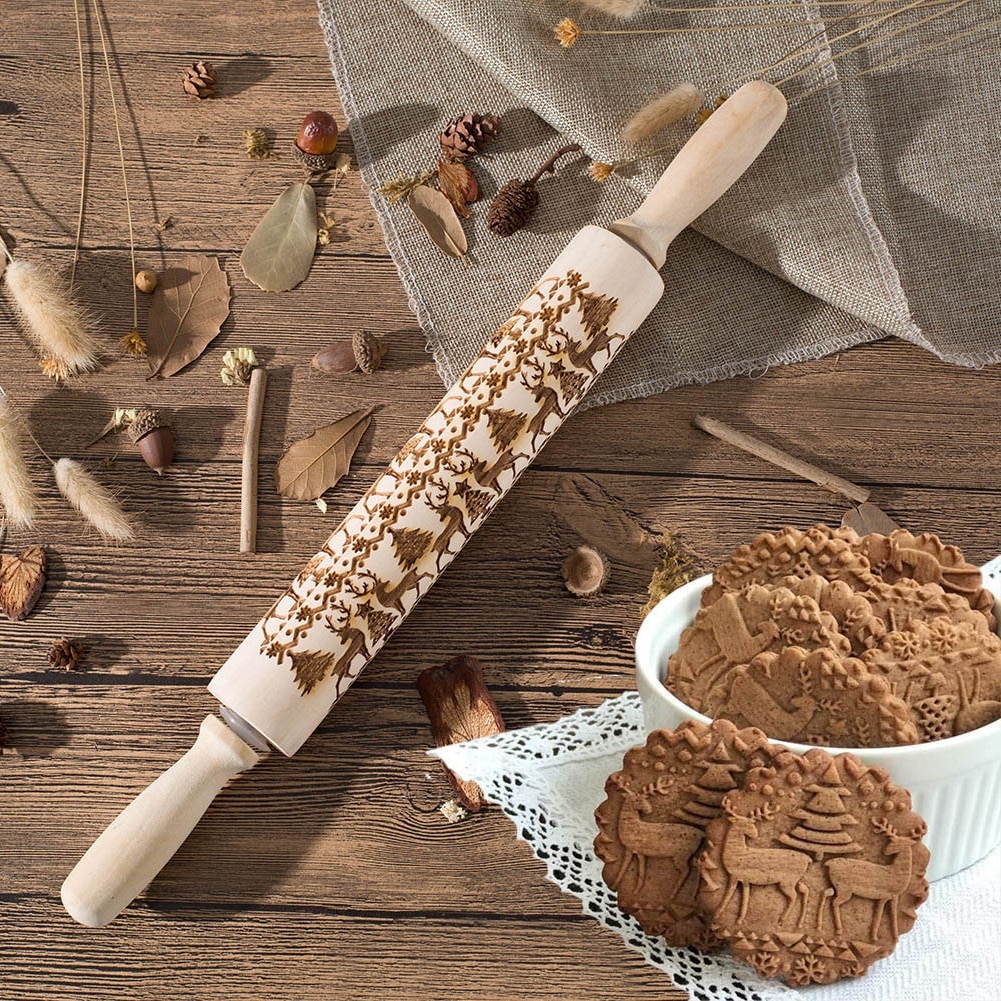 Textured Rolling Pin Embossing Roller
