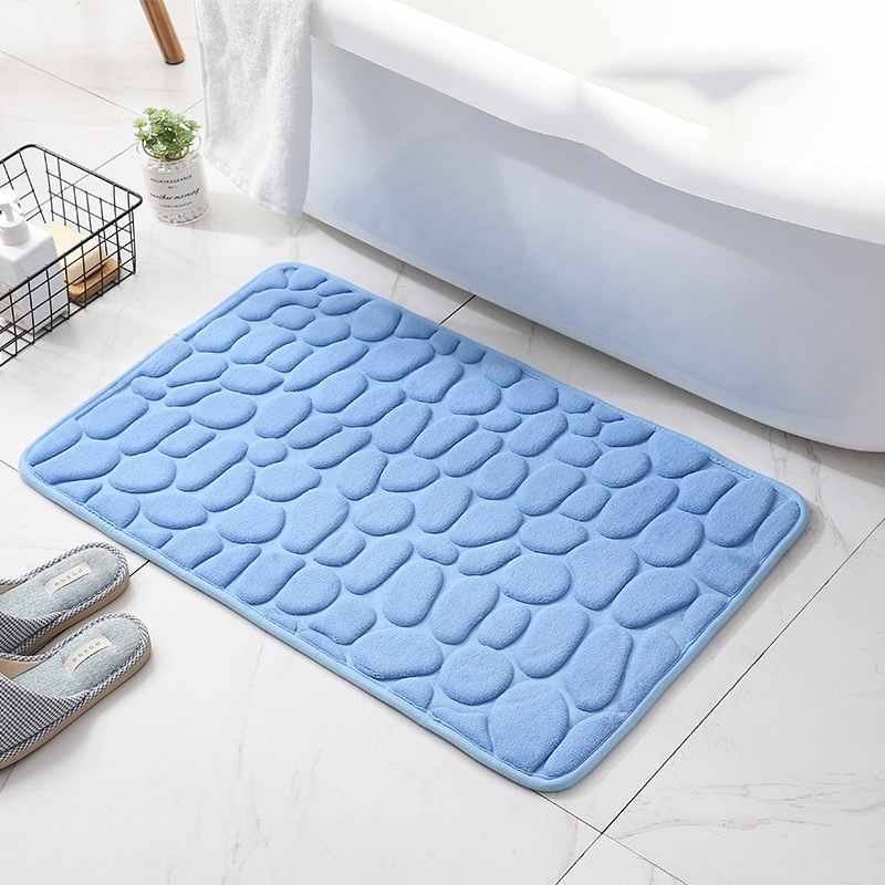 Textured Stone Bathroom Mat Textured Stone Bathroom Mat