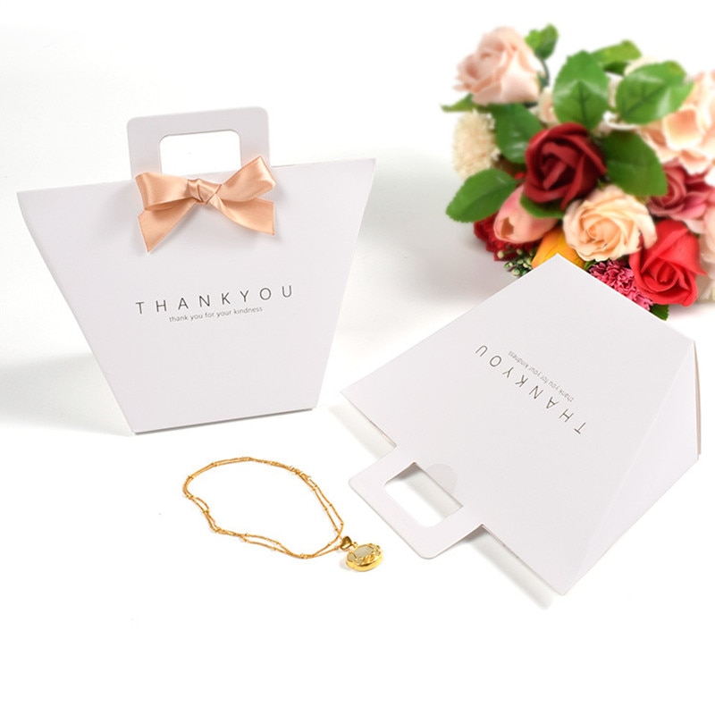 Thank You Paper Bags with Handles (5Pcs) Thank You Paper Bags with Handles (5Pcs)