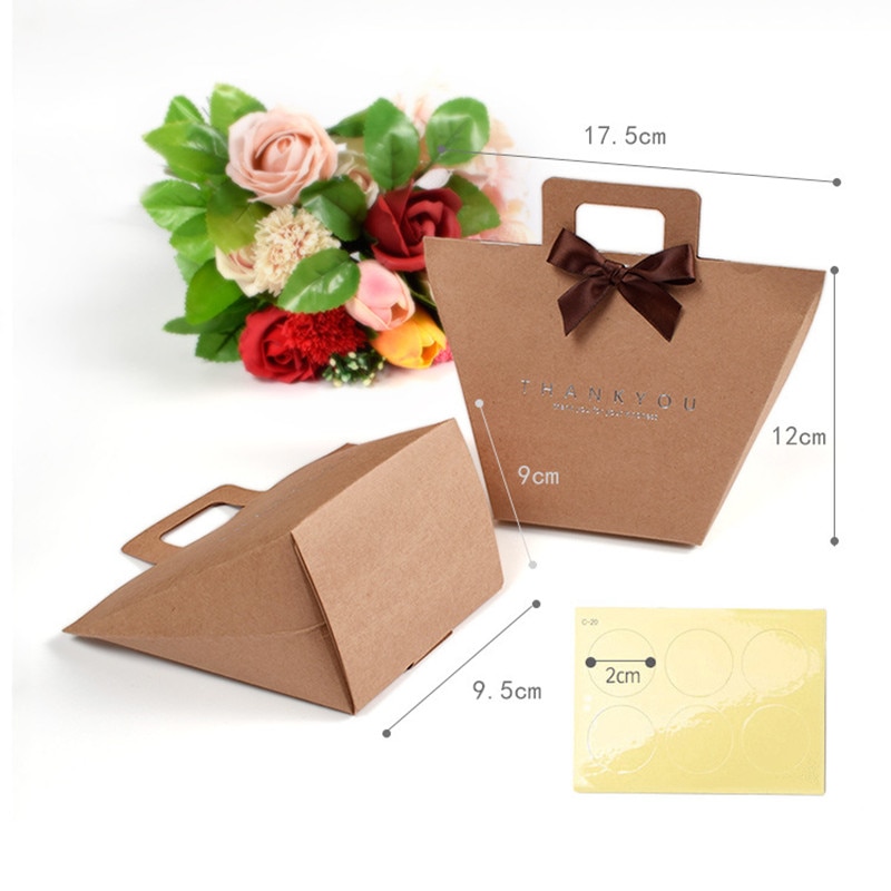 Thank You Paper Bags with Handles (5Pcs) Thank You Paper Bags with Handles (5Pcs)