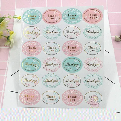 Thank You Stickers Label Sticker (120 pieces) Thank You Stickers Label Sticker (120 pieces)