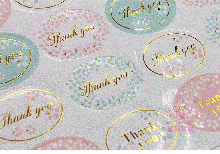 Thank You Stickers Label Sticker (120 pieces) Thank You Stickers Label Sticker (120 pieces)