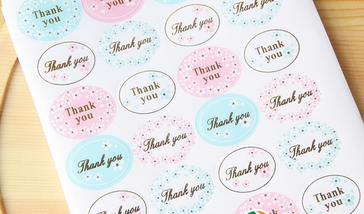 Thank You Stickers Label Sticker (120 pieces) Thank You Stickers Label Sticker (120 pieces)