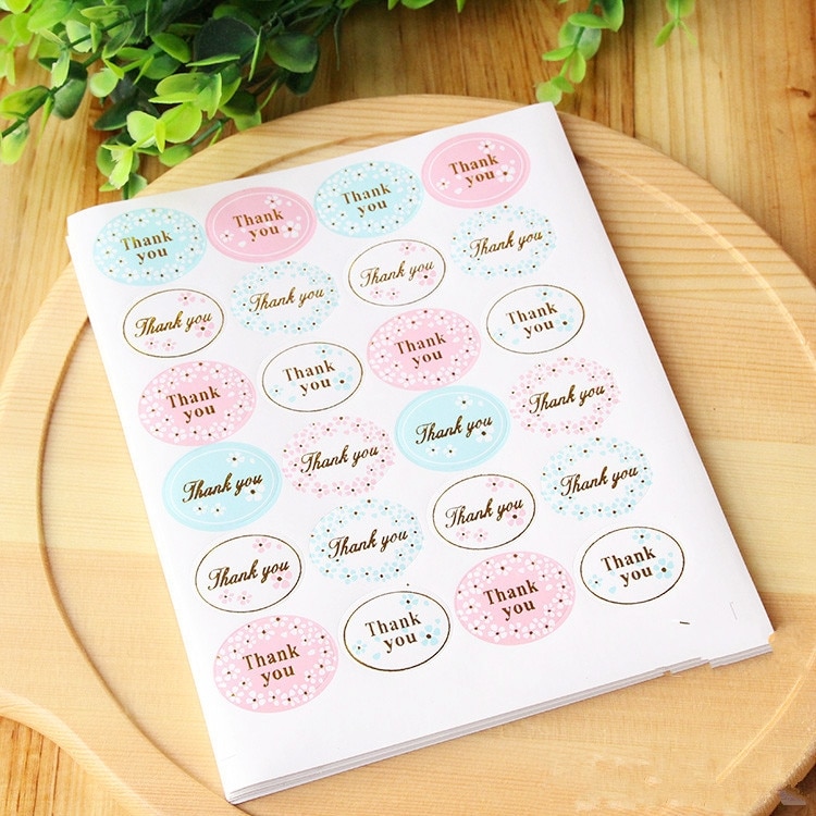 Thank You Stickers Label Sticker (120 pieces) Thank You Stickers Label Sticker (120 pieces)