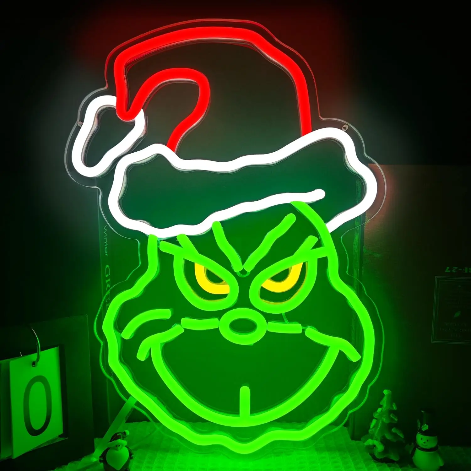 The Grinch Christmas Neon Sign – LED Neon Lights for Wall Decor | Perfect for Bedroom, Living Room, or Christmas Party The Grinch Christmas Neon Sign – LED Neon Lights for Wall Decor | Perfect for Bedroom, Living Room, or Christmas Party
