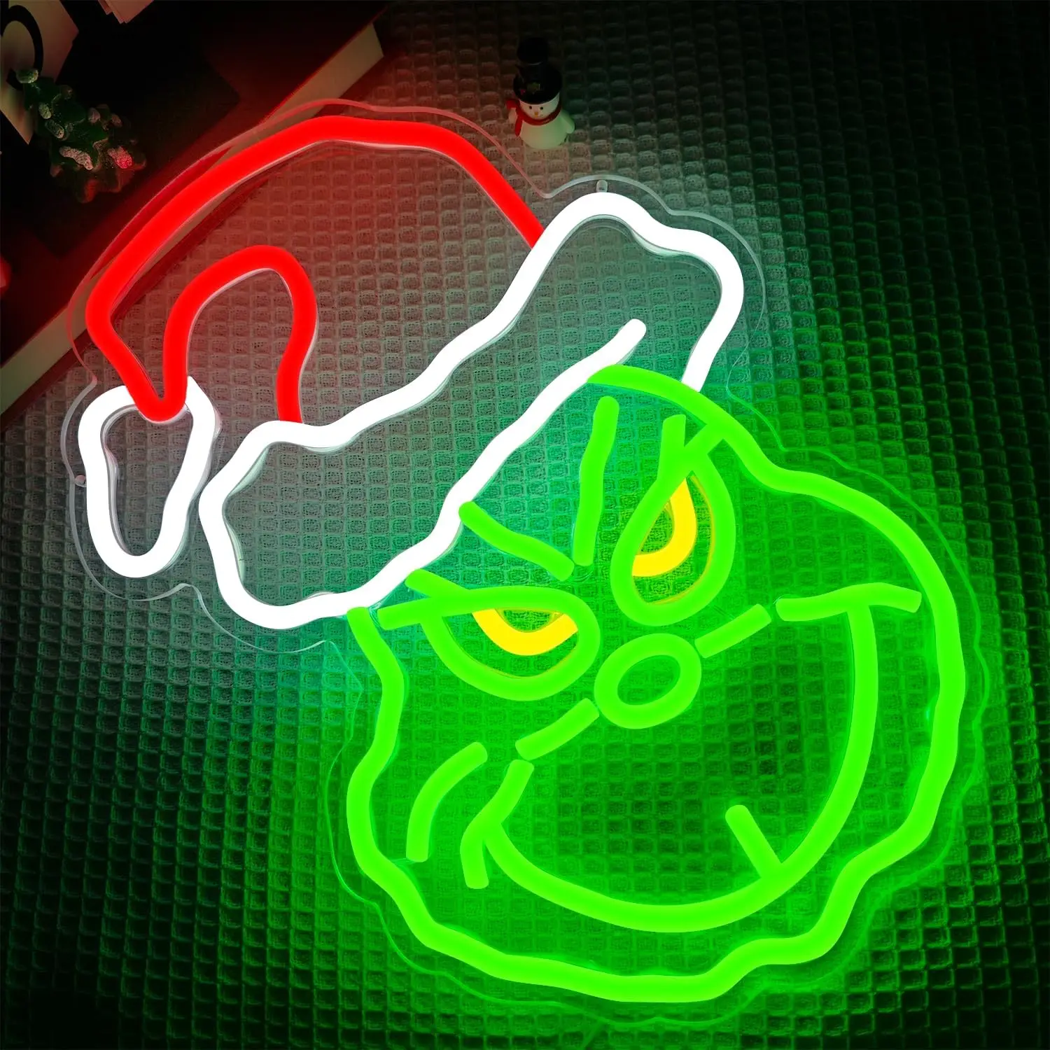 The Grinch Christmas Neon Sign – LED Neon Lights for Wall Decor | Perfect for Bedroom, Living Room, or Christmas Party The Grinch Christmas Neon Sign – LED Neon Lights for Wall Decor | Perfect for Bedroom, Living Room, or Christmas Party