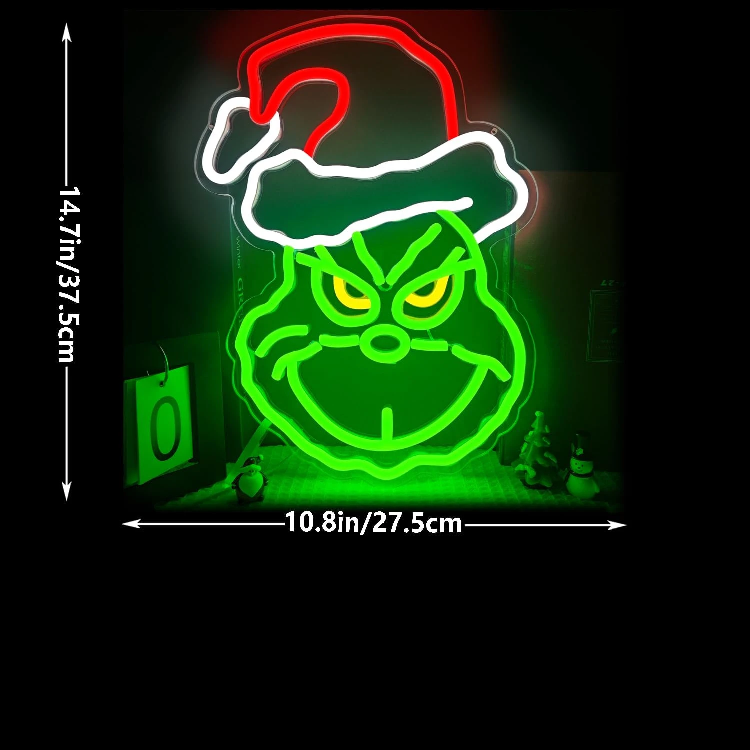 The Grinch Christmas Neon Sign – LED Neon Lights for Wall Decor | Perfect for Bedroom, Living Room, or Christmas Party The Grinch Christmas Neon Sign – LED Neon Lights for Wall Decor | Perfect for Bedroom, Living Room, or Christmas Party