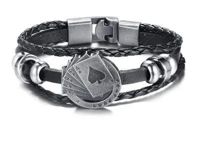 The Lucky Man's Leather Bracelets