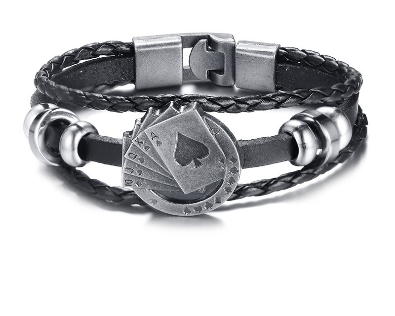 The Lucky Man's Leather Bracelets