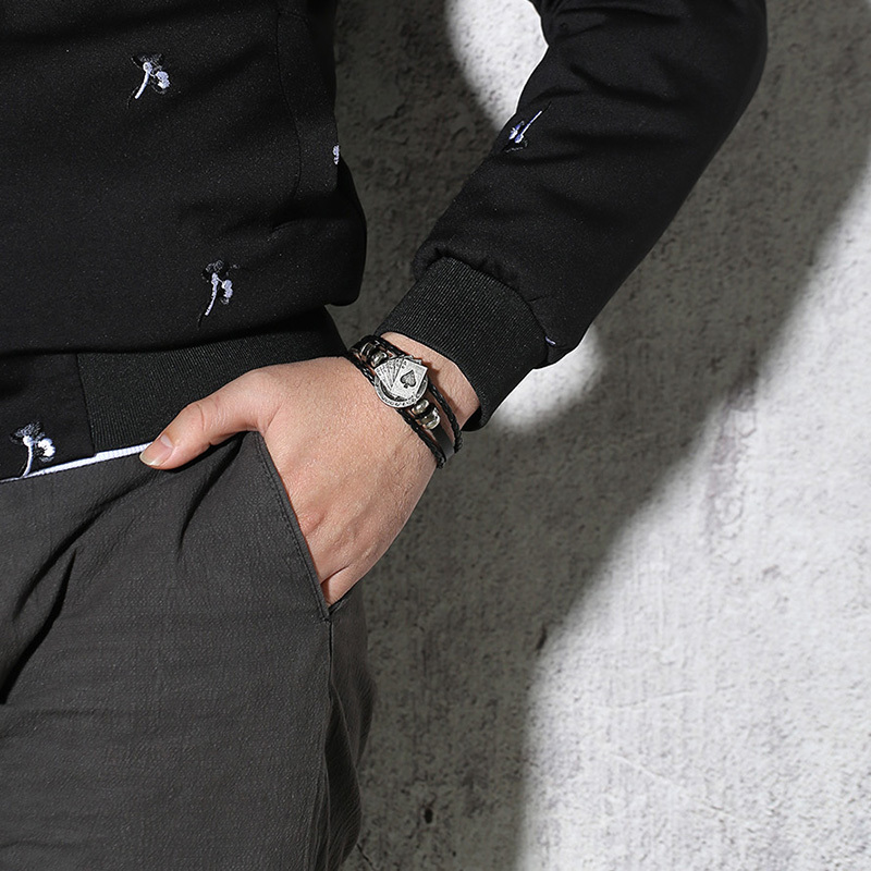 The Lucky Man's Leather Bracelets