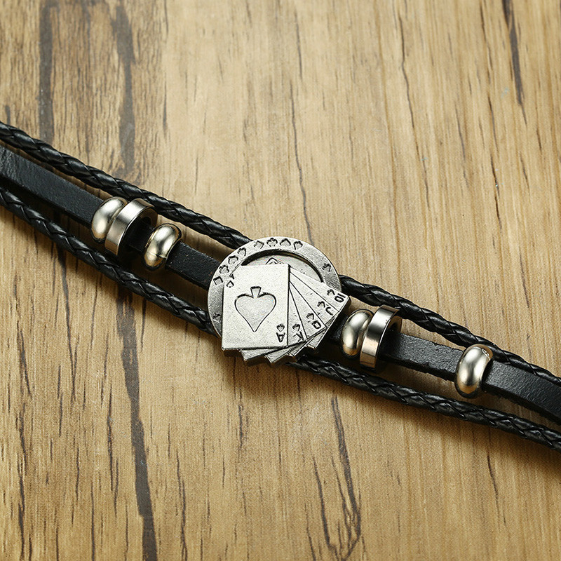 The Lucky Man's Leather Bracelets