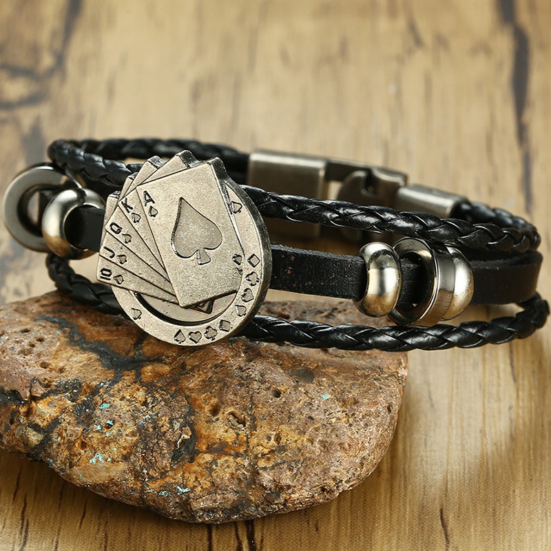 The Lucky Man's Leather Bracelets