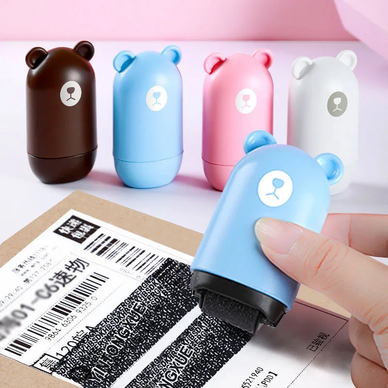 Theft Protection Roller Stamp for Privacy Confidential Data Guard Your Security Stamp Roller Privacy Seal Roller Theft