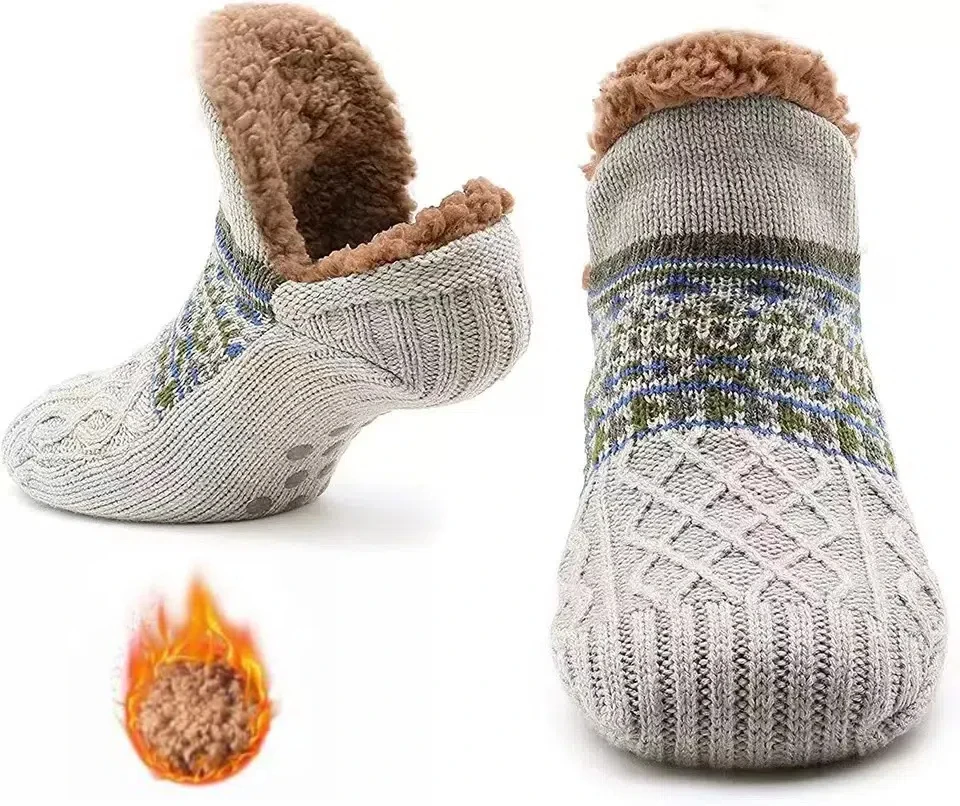 Thermal Mens Fluffy Slipper Socks Winter Warm Women Short Cotton Thickened Home Sleeping Soft Non Slip Grip Fuzzy Floor Thermal Mens Fluffy Slipper Socks Winter Warm Women Short Cotton Thickened Home Sleeping Soft Non Slip Grip Fuzzy Floor