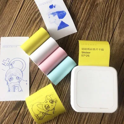 Thermal Paper Rolls Self Adhesive (4Pcs)