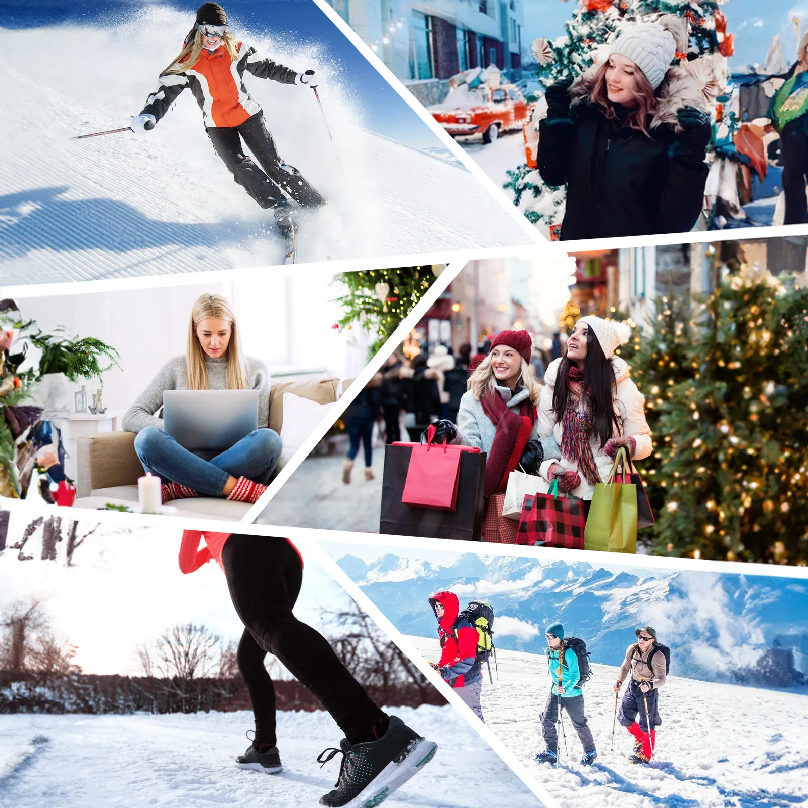 Thermal Underwear Set for Women Long Johns Fleece Lined Ultra Soft Base Layer Set Top Bottom for Cold Weather Winter