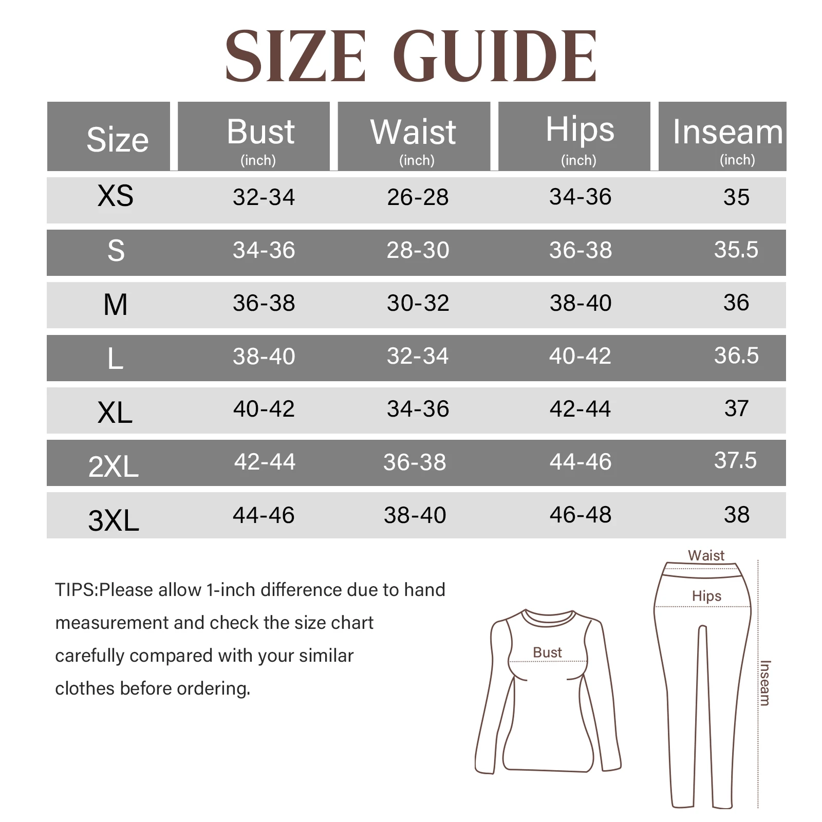 Thermal Underwear Set for Women Long Johns Fleece Lined Ultra Soft Base Layer Set Top Bottom for Cold Weather Winter