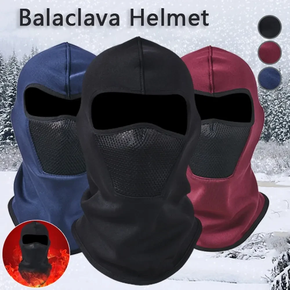 Thermal Winter Balaclava Cycling Full Face Mask Warm Outdoor Sports Motorcycle Ski Fishing Hunting Mask Fleece Scarf Thermal Winter Balaclava Cycling Full Face Mask Warm Outdoor Sports Motorcycle Ski Fishing Hunting Mask Fleece Scarf