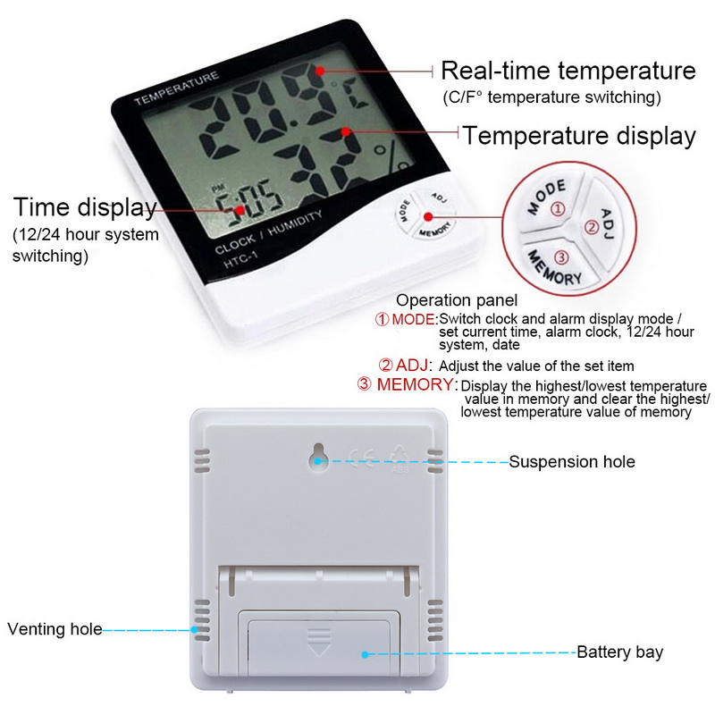 Thermohygrometer Digital Meter Thermohygrometer Digital Meter