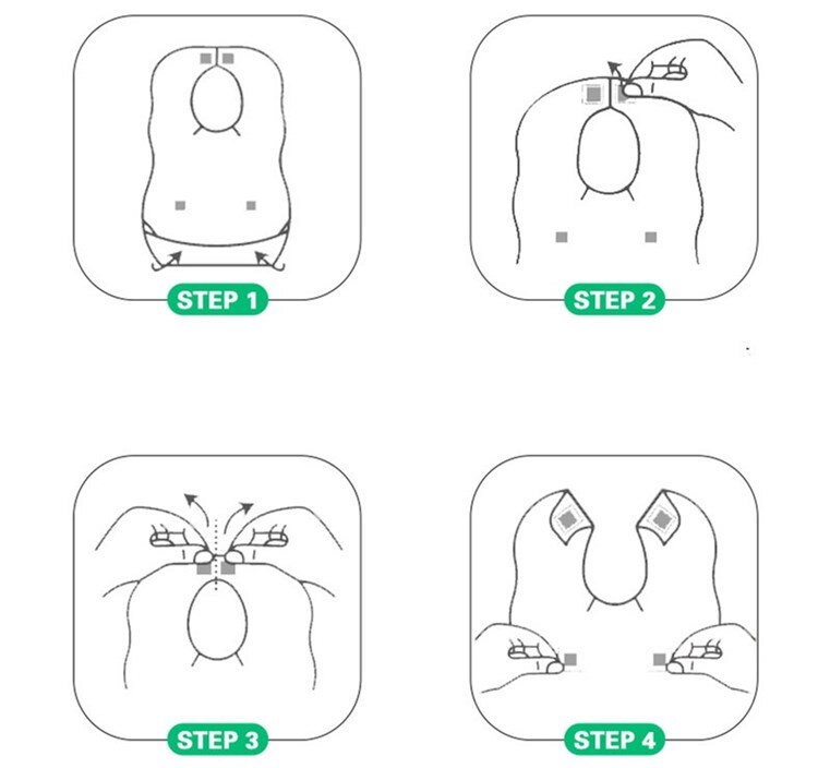 Thick Disposable Baby Bibs (20 pcs) Thick Disposable Baby Bibs (20 pcs)