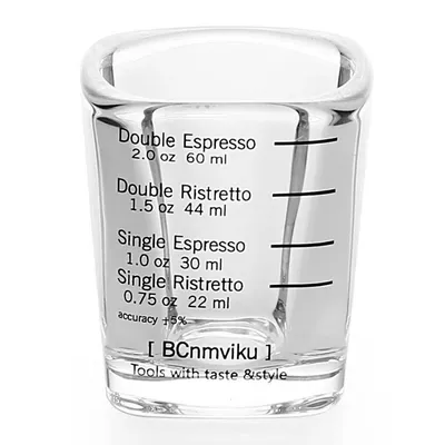 Thick Wall Espresso Measuring Shot Glass Thick Wall Espresso Measuring Shot Glass