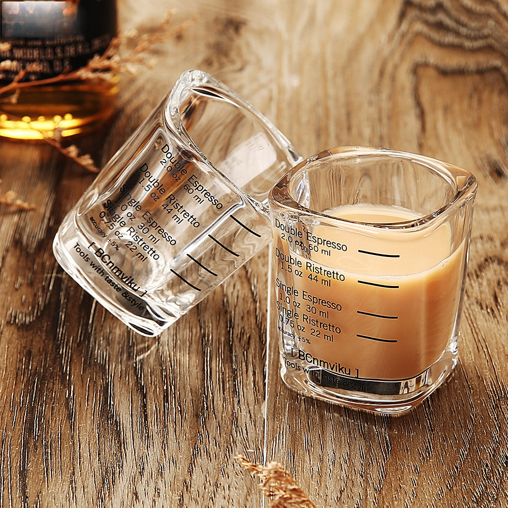 Thick Wall Espresso Measuring Shot Glass Thick Wall Espresso Measuring Shot Glass