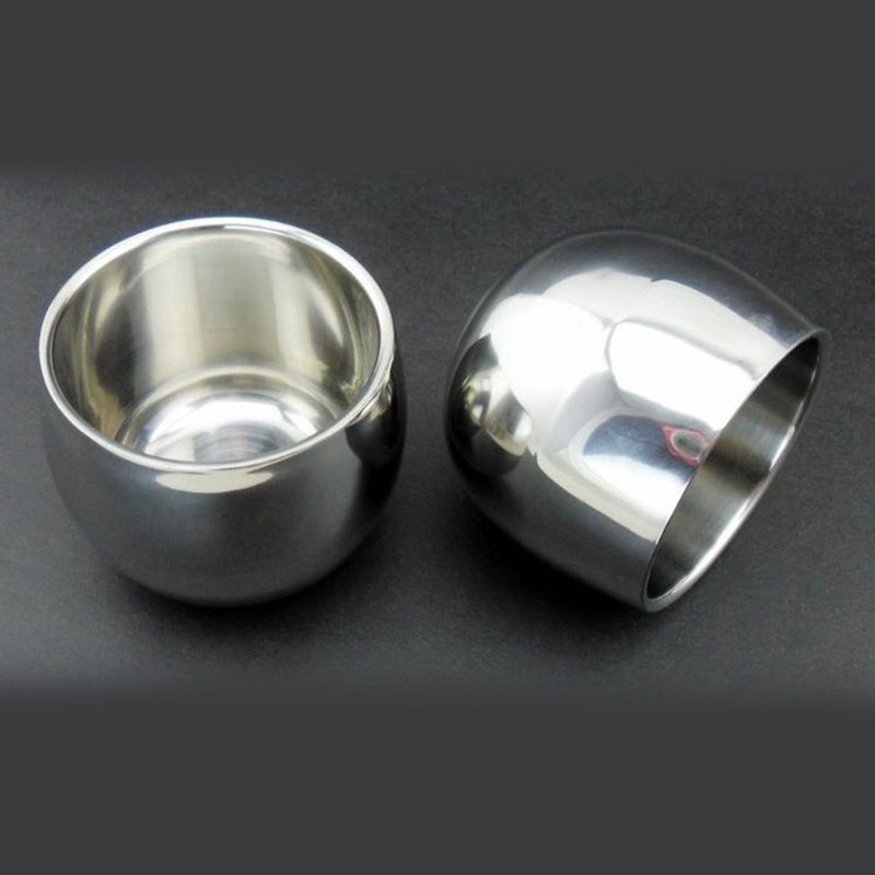 Thick Wall Stainless Steel Shaving Bowl Thick Wall Stainless Steel Shaving Bowl
