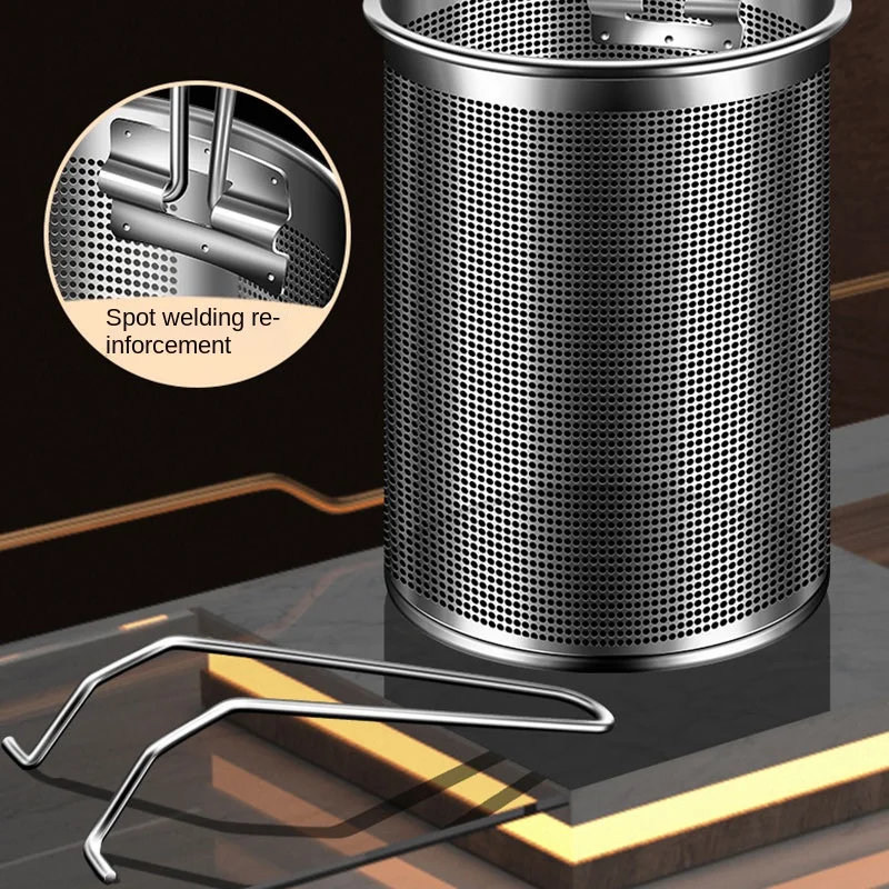 Thickeded Deep Fryer Pot with Basket and Lid Large Stainless Steel Deep Fryer Pasta Strainer Basket Chicken Fried Food